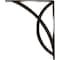 Ekena Millwork Miller Wrought Iron Bracket, (Triple center brace), Antiqued Pale Gold 2"W x 12"D x 15"H BKTM02X12X15TMIAPG - alternate 5